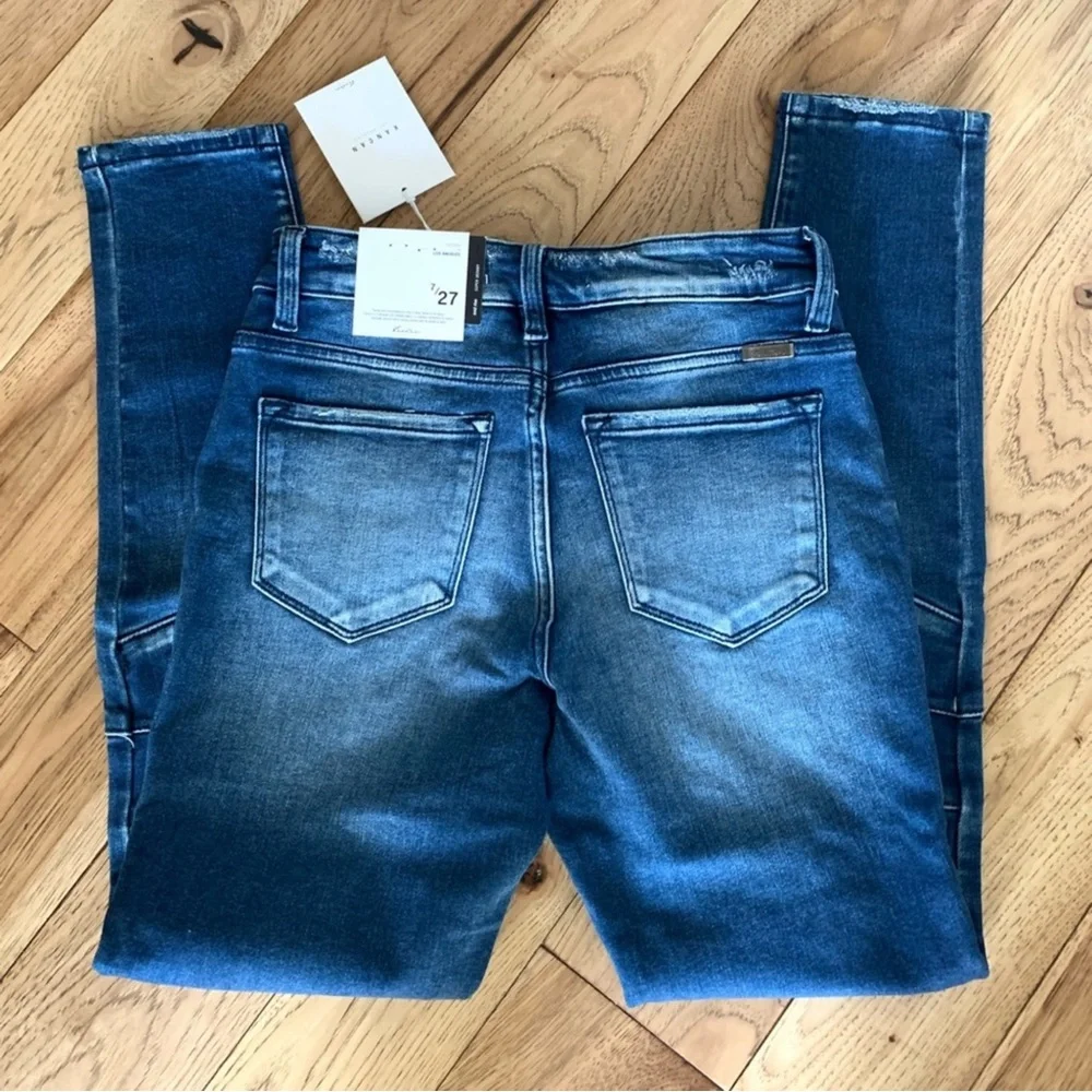 KanCan Motto High-Rise Button Down Fly Distressed Skinny Jeans Women’s Sizes NWT - Picture 9 of 16